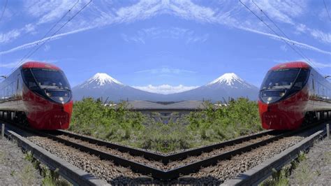 The Closest Train Line To Mount Fuji Japan Youtube