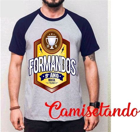Kit 10 Camisetas Formandos Terceirão Nono Ano Elo7