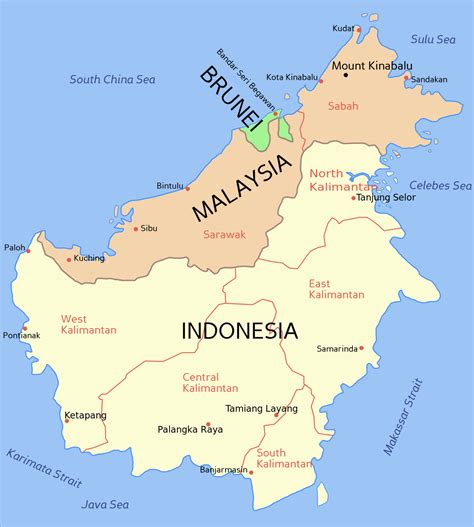 Negara bagian yang luas wilayahnya kurang lebih sekitar 124.450 km2 ini ibu kotanya berada di kota kuching. East Malaysia - Wikipedia
