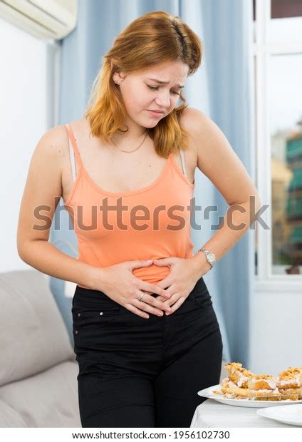 Girl Having Stomach Ache After Eating Stock Photo 1956102730 Shutterstock