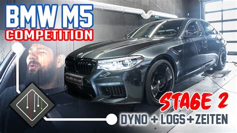Bmw M5 Competition I Stage 2 Chiptuning Dyno Logs 100 200 Kmh