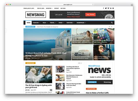 Wordpress News Template Denah