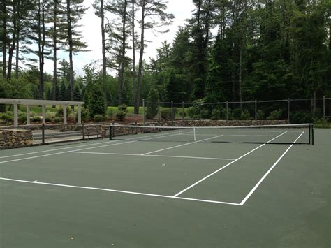 Tennis Court Construction Backyard Court Builders