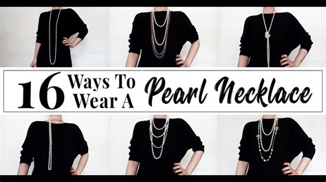 Ways To Wear A Pearl Necklace How To Wear A Pearl Necklace Youtube