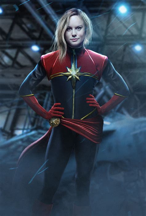 High resolution official theatrical movie poster (#2 of 24) for captain marvel (2019). FAN-ART: See How Brie Larson Could Look As 'Carol Danvers ...