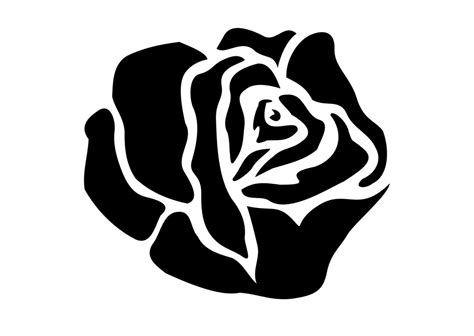 Rose Svg Flower Svg File Flowers Svg Floral Svg Roses Svg Rose Etsy