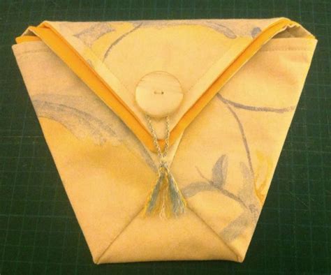 Tutorial Origami Folded Fabric Pouch Origami Folding Fabric