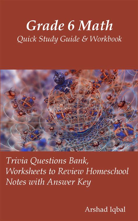 Grade 6 Math Quick Study Guide And Workbook Trivia Questions Bank