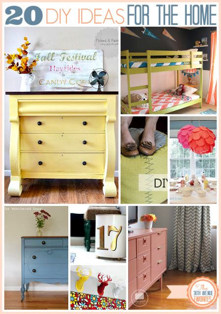 Diy home decor crafts are fun but making something that will actually have decor value may be a bigger challenge than you've anticipated. 20 DIY Home Projects - The 36th AVENUE