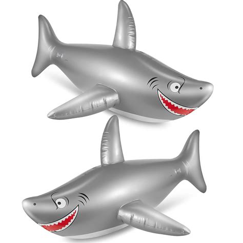 Mua 2 Pieces Inflatable Shark Float Pool Toy 40 Inch Pvc Large Shark