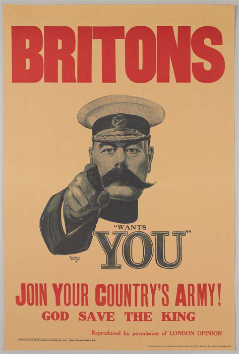 Britons Wants You 1914 Eco Internazionale