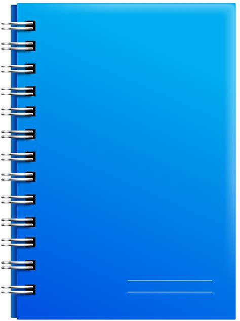 Notebook clipart blue notebook, Notebook blue notebook ...