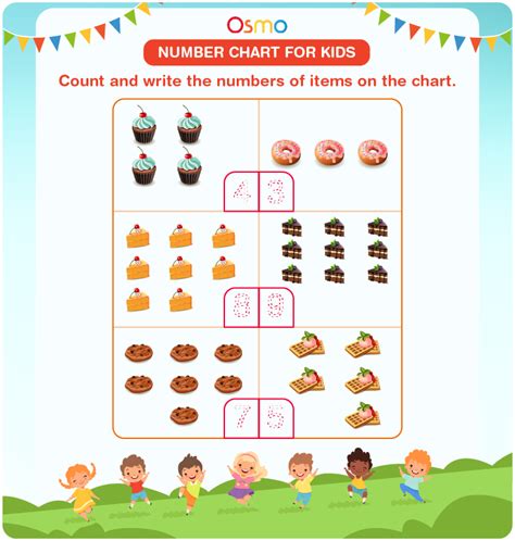 Number Chart For Kids Download Free Printables