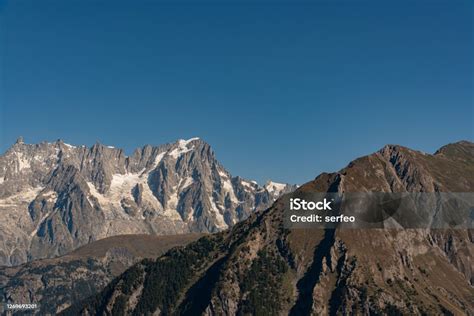 Valle Daosta Italy Mont Blanc Massif Stock Photo Download Image Now