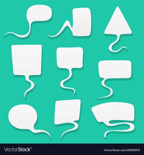 speech bubbles set in flat design royalty free vector image