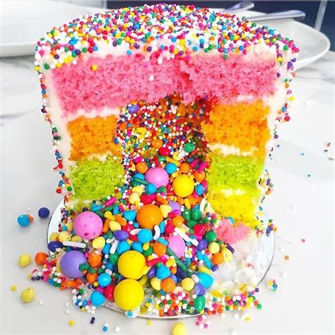 Rainbow Layer Cakes Rainbow Birthday Cake Rainbow Cake 23rd Birthday