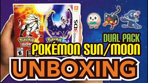 Pokemon Sun Pokemon Moon Dual Pack 3ds Unboxing Youtube
