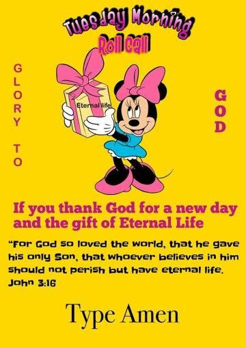 A Yellow Poster With An Image Of Minnie Mouse Holding A T Box And