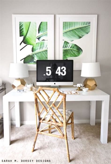 10 Tropical Home Office Decor Ideas