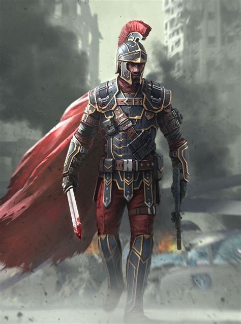 Pin By Carlos Neira On Fantasy Warriors Warrior Concept Art Roman Armor Roman Warriors