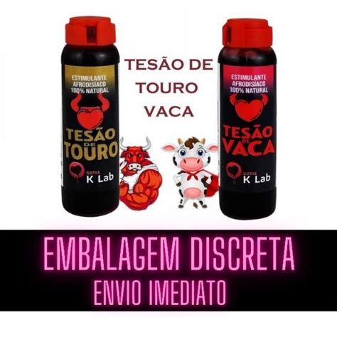kit tesão de vaca tesão de touro estimulante feminino e masculino sex shop shopee brasil