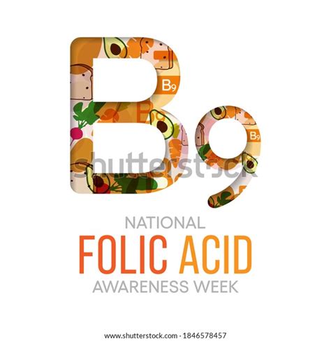 National Folic Acid Awareness Week Observed Stock Vector Royalty Free 1846578457 Shutterstock