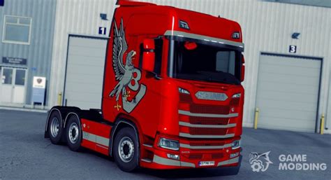 Griffin V Metalic Multicolor For Scania Scs For Euro Truck Simulator