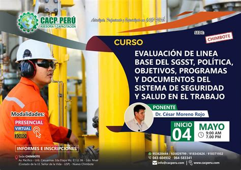 Cacp Perú Curso Evaluación De Linea Base Del Sgsst Política