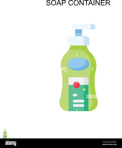 Soap Container Simple Vector Icon Illustration Symbol Design Template