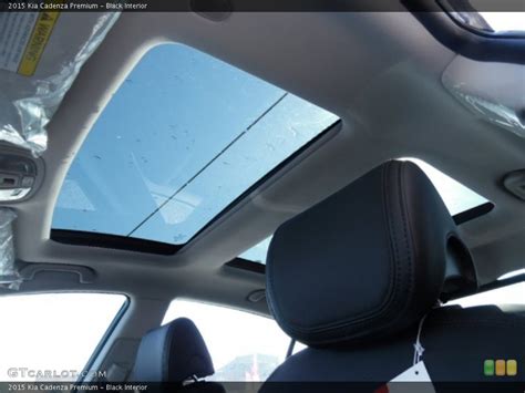 Black Interior Sunroof For The 2015 Kia Cadenza Premium 102001517