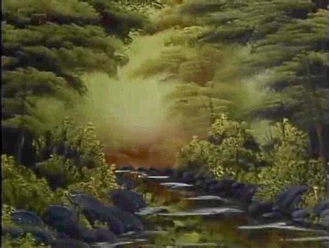 Bob Ross Tranquil Wooded Stream Forest Painting Jungle Forest Bob Ross