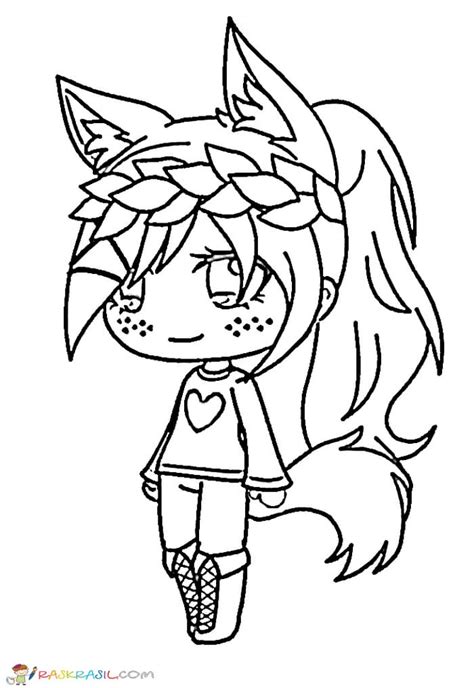 Gacha Life Coloring Pages For Kids Coloring Pages Gacha Life Flirt