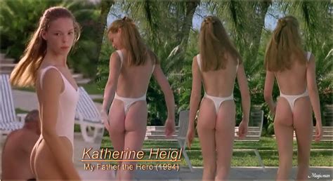 Sexy Young Katherine Heigl In Thong Swimsuit Vidcaps From 1994 Movie