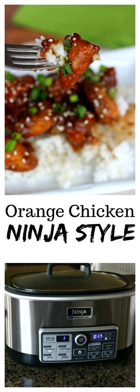 Seriously, it's as simple as tossing some boneless skinless chicken thighs in a quick marinade before throwing them in the air fryer. Slow Cooker Orange Chicken | Recipe | Ninja cooking system ...