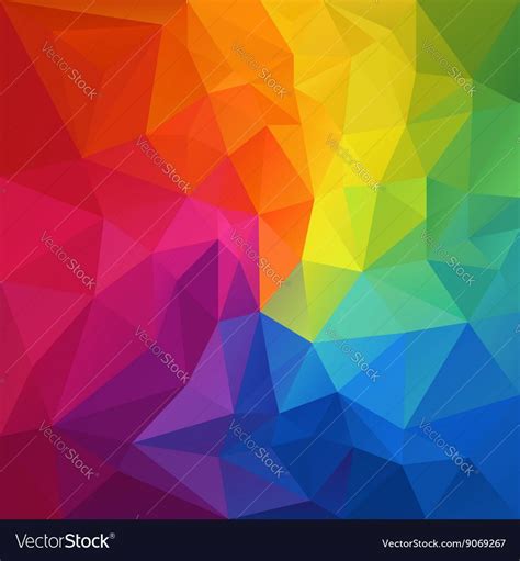 Irregular Polygons Triangular Pattern Mural Art Free Preview