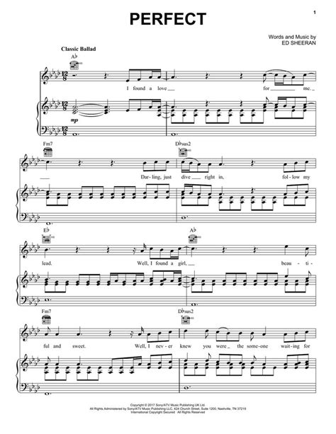See scene descriptions, listen to previews, download & stream songs. Ed Sheeran - Perfect in 2019 | Sheet Music | Pinterest ...