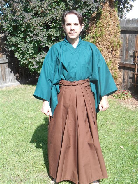 Custom Made To Order Japanese Samurai Hakama And Kimono Clothing Etsy
