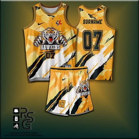 2022 Jersey Exclusive Design Hawkins Full Sublimation Basketball Jersey