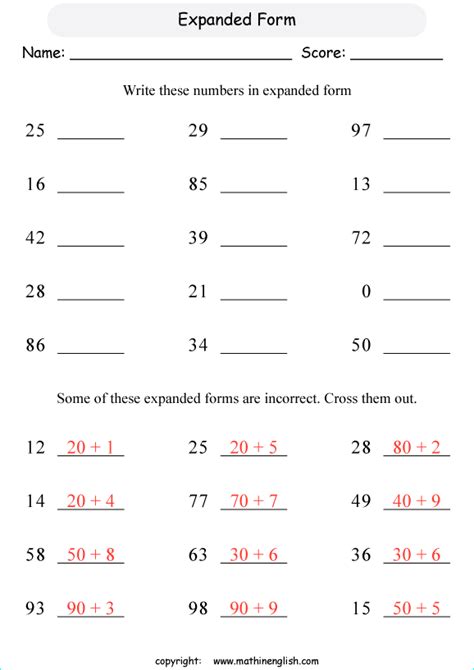 It was also the first time you realized how challenging first grade math can be. Write these numbers in expanded form and determine which ...