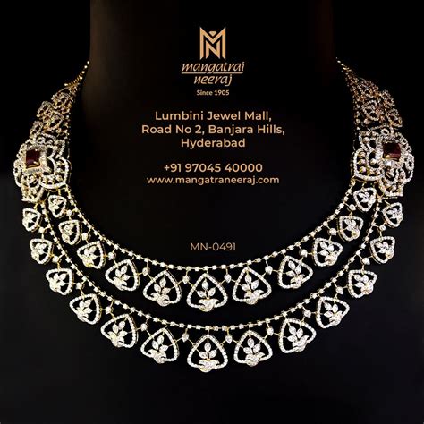 Diamondnecklace Mangatrai Neeraj Diamond Jewelry Necklace Diamond