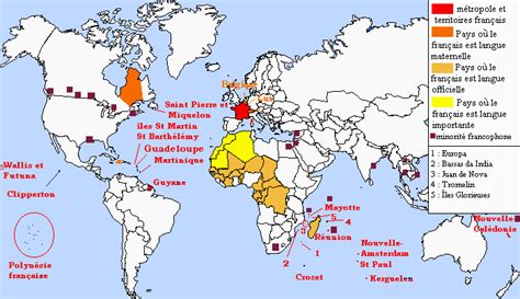 Tous Les Territoires Français Dossier La Francophonie