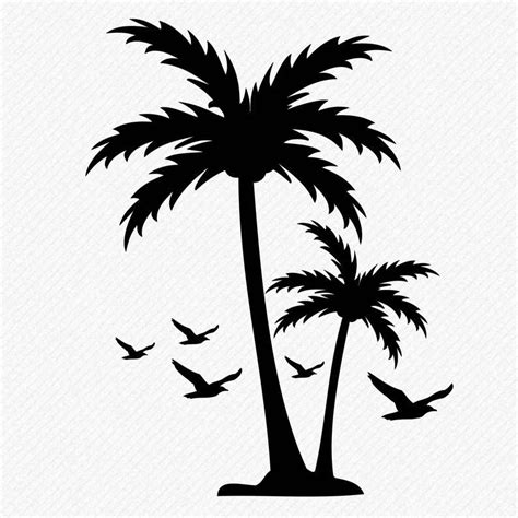 Palm SVG File, Palm Tree Vector file | Palm tree vector, Palm tree