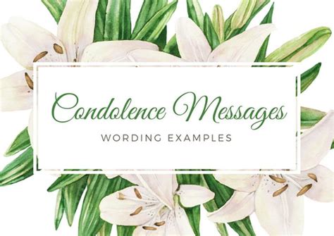 Expressions Of Compassion How To Write Meaningful Condolence Messages