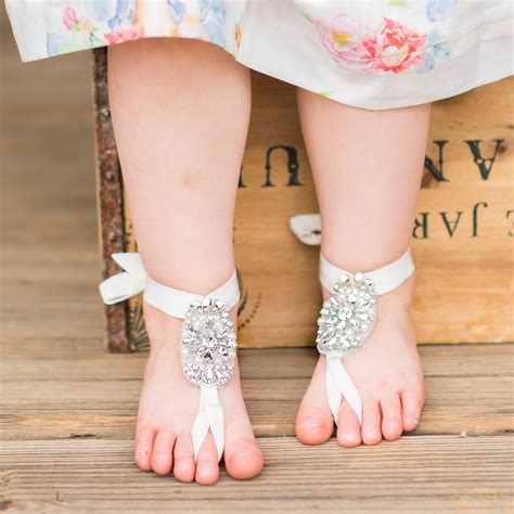 Little Girls Barefoot Sandals