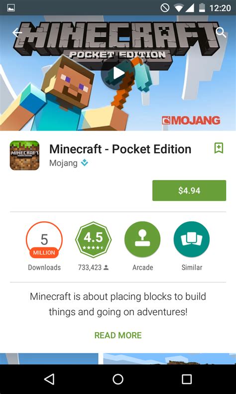 Minecraft Pocket Edition 491 Game For Free