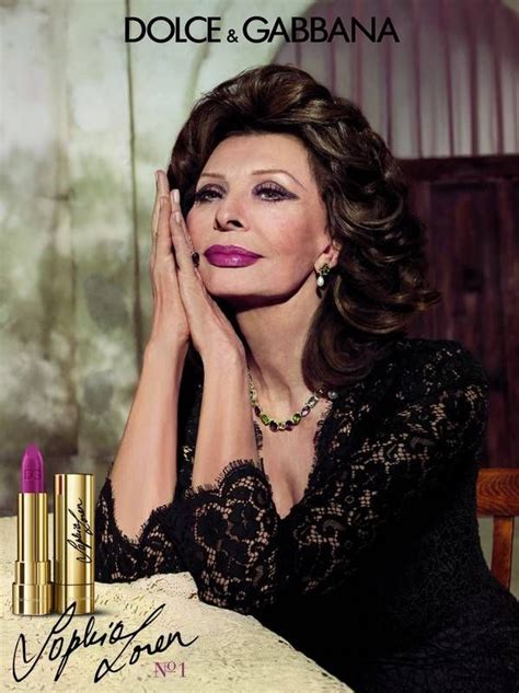 Sophia Loren Gets Her Own Dolce And Gabbana Lipstick Sophia Loren Glamour Dolce And Gabbana