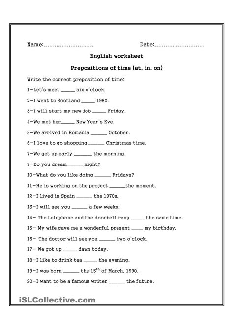 Prepositional Phrase Worksheet Grade 2 Worksheets
