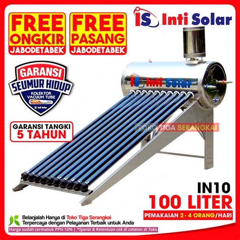 Jual Inti Solar Water Heater Pemanas Air Matahari Surya L In Shopee Indonesia