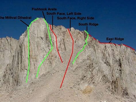 Routes On Mt Russells South Photos Diagrams And Topos Summitpost