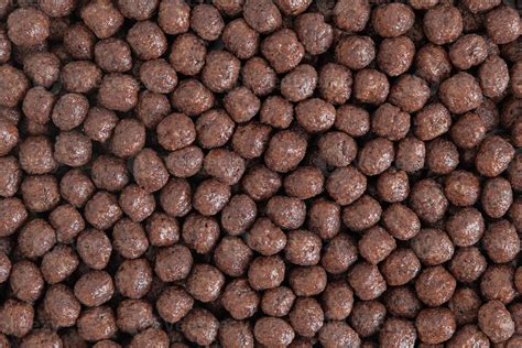 Chocolate Cereal Corn Balls As A Background Texture 5342989 Stock Photo